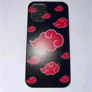 Naruto Anime Akatsuki Clouds iPhone 12 Pro soft plastic black red